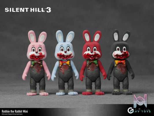 Gecco – Silent Hill 3 Mini Robbie the Rabbit Pink & Blue & Red & Black (Licensed)