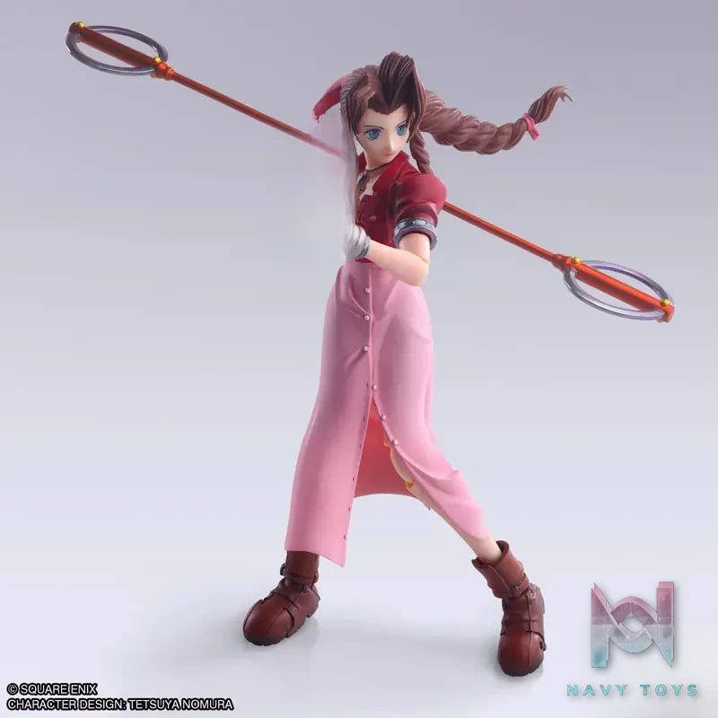 SQUARE ENIX – Final Fantasy VII Bring Arts Aerith Gainsborough Mythril Rod Ver. (Licensed)