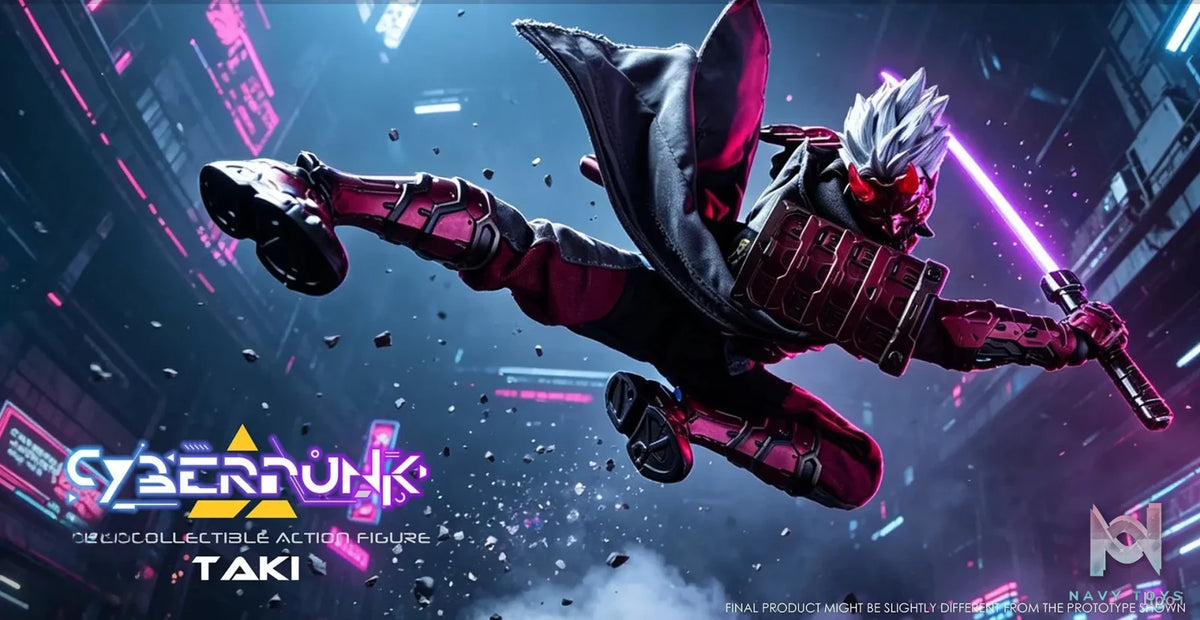 VTOYS – Taki 1/12 Action Figure Cyberpunk Samurai: Crimson Dawn VSD012 (Licensed)
