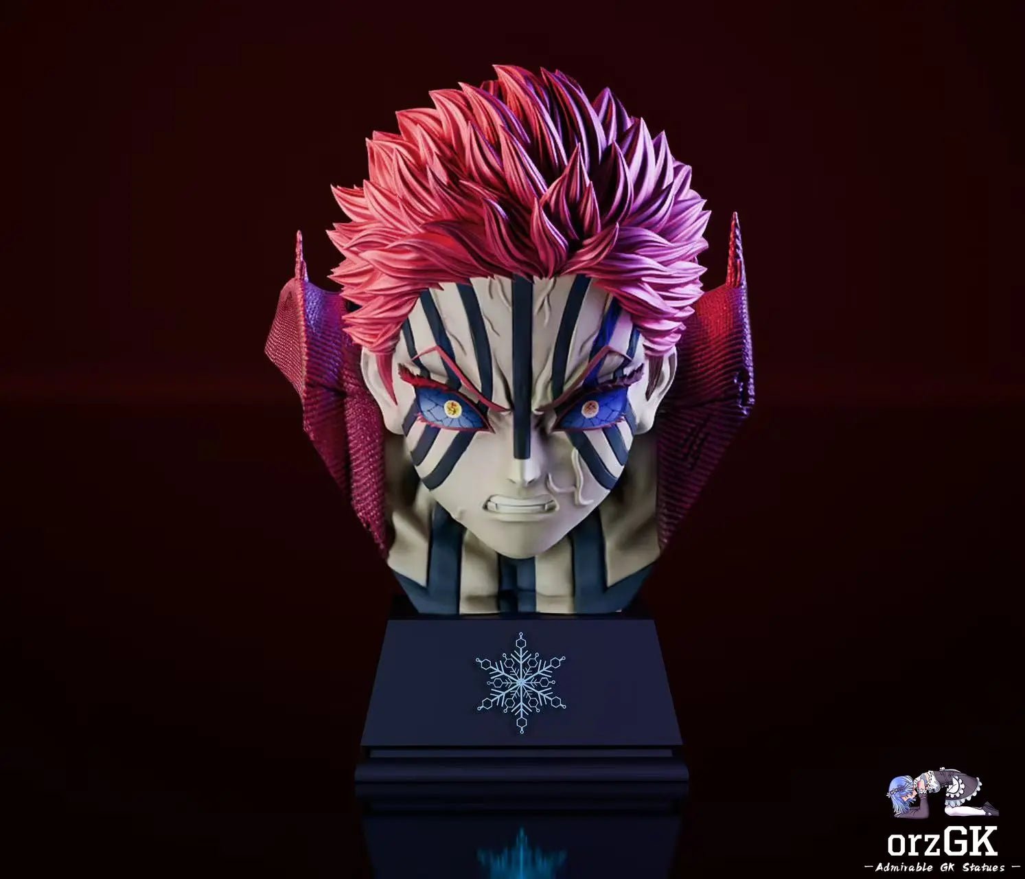 ICE Studio - Infinity Castle Series 01 Upper Moon 3 Akaza Demon Slayer resin statue Navy Toys anime figure