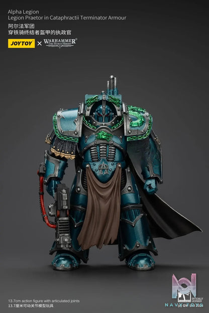 JOYTOY – Alpha Legion Legion Praetor in Cataphractii Terminator Armour JT01260 (Licensed)
