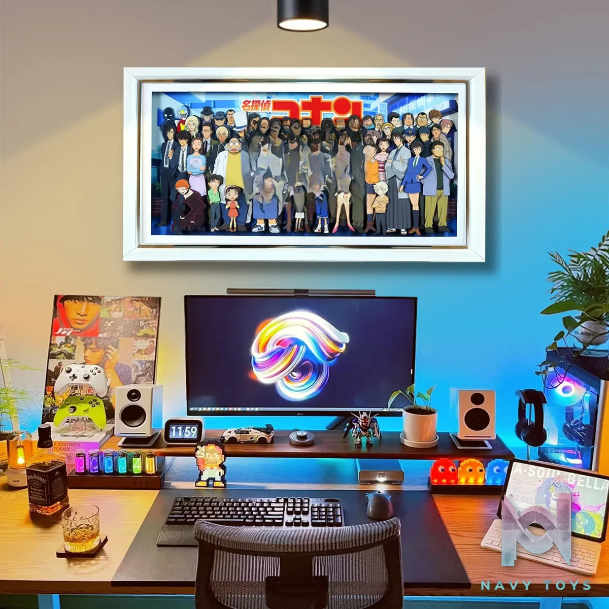 KALA HOME Studio – Detective Conan Multiple Characters #04 3D Decorative Painting Detective Conan