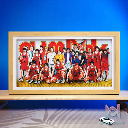 Yu Zhi Jiang Studio – Slam Dunk Multiple Characters Series #10 3D Decorative Painting Slam Dunk