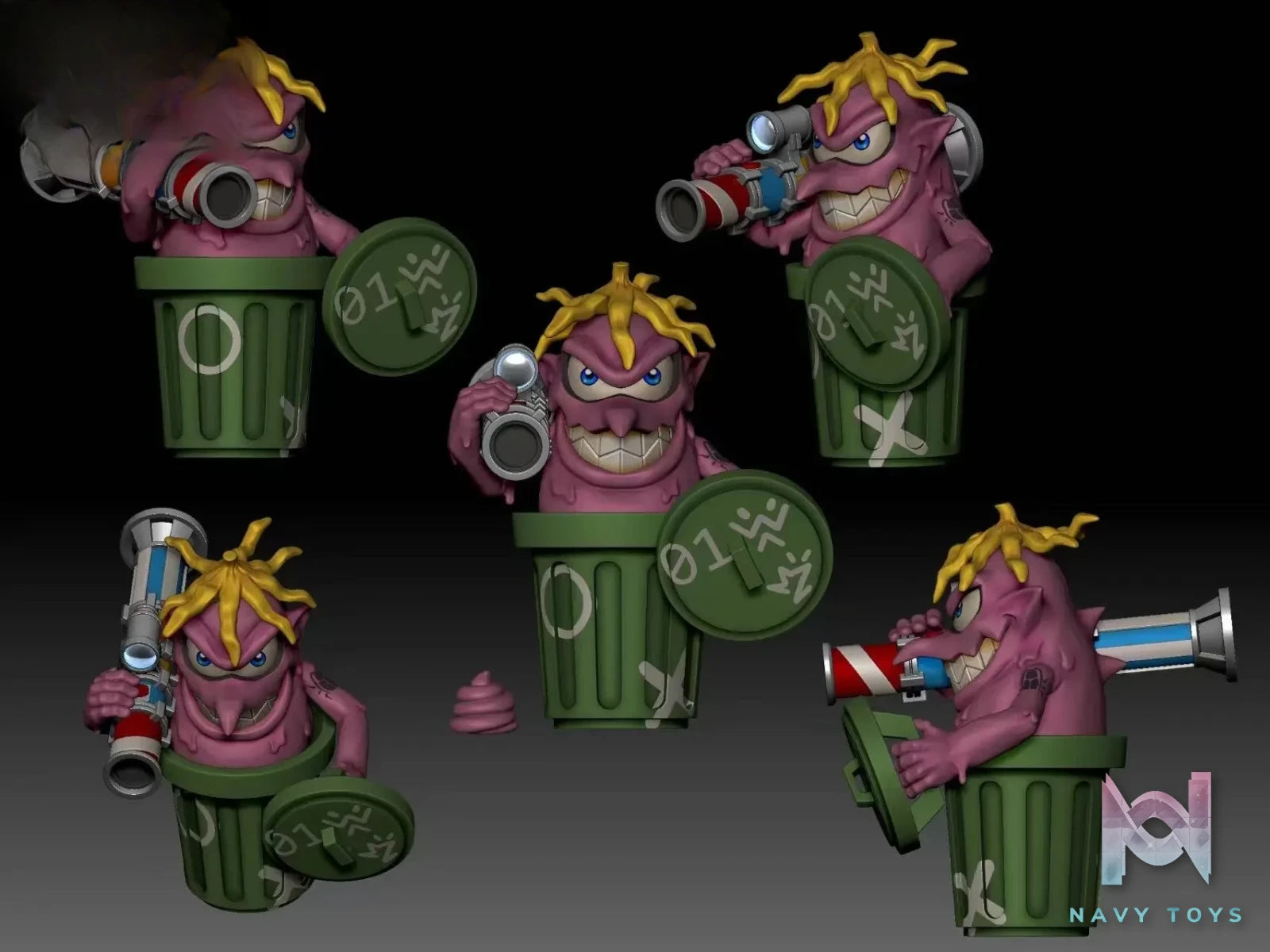 T.D.R Studio – Garbagemon Digimon