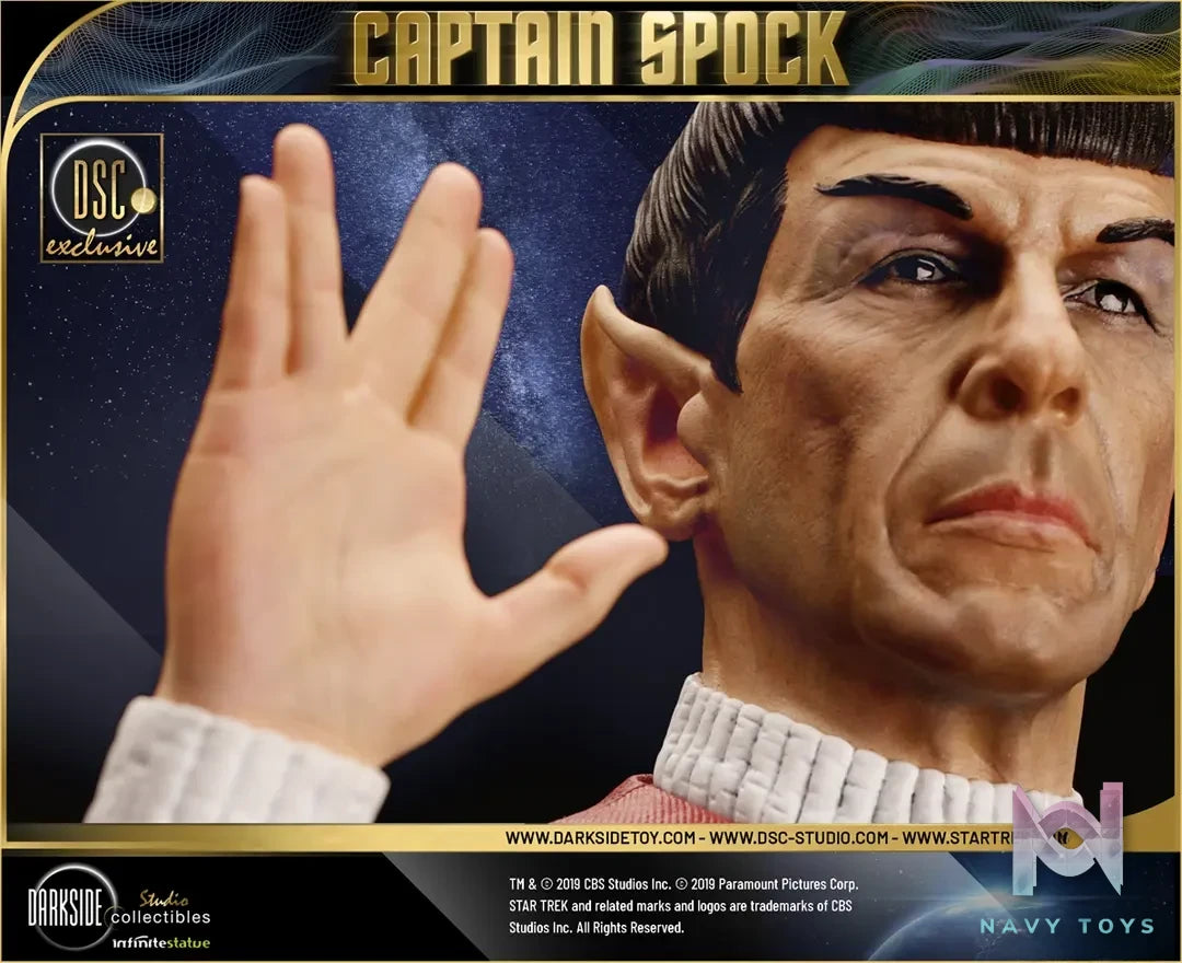 Darkside Collectibles Studio – STAR TREK LEONARD NIMOY AS CAPTAIN SPOCK 1/3 SCALE MUSEUM STATUE DSC-ST001 & DSC-ST001EX (Licensed)