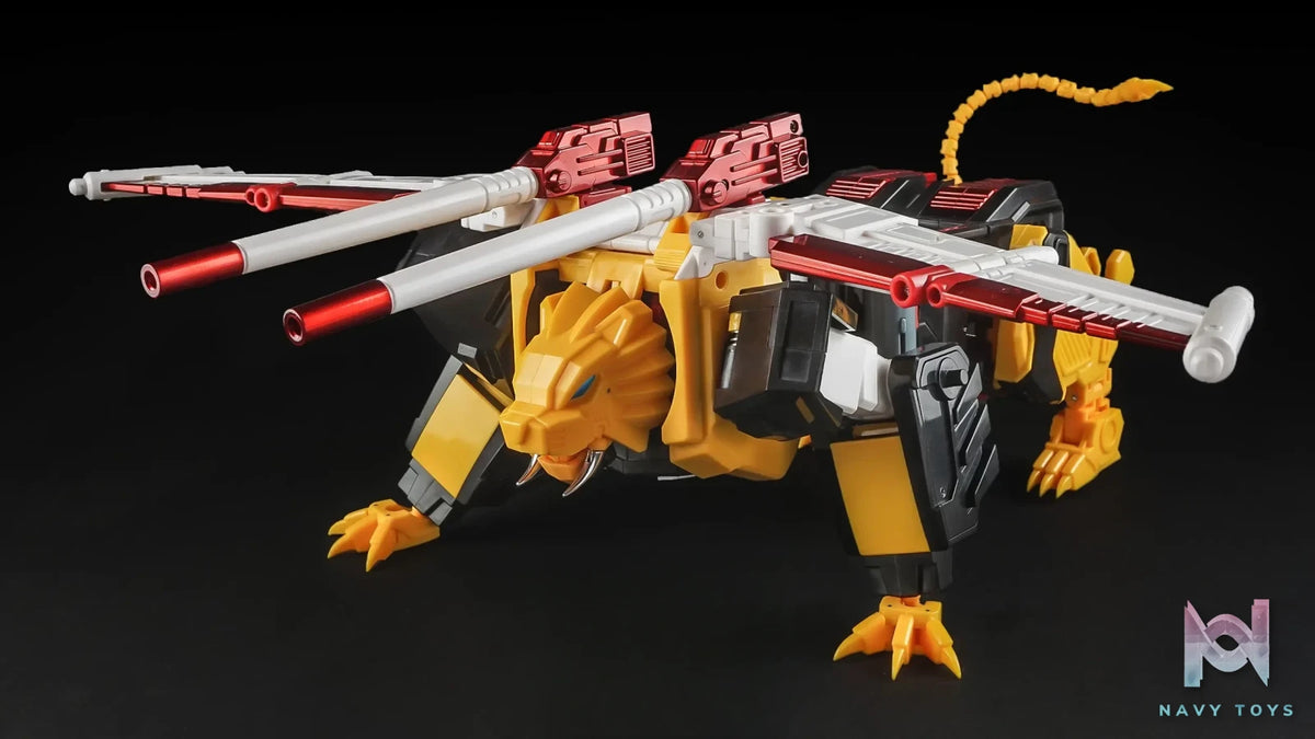 Keith’s Fantasy Club Studio – E.A.V.I. Metal Phase 8A Simba Victory Leo Transformers