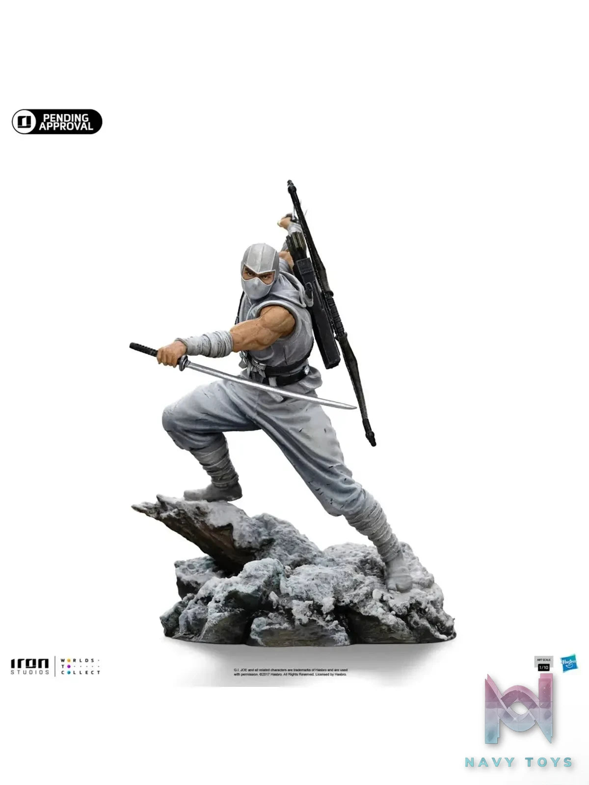 Iron Studio – G.I Joe Statue Storm Shadow Art Scale 1/10 HASBR118625-10 (Licensed)