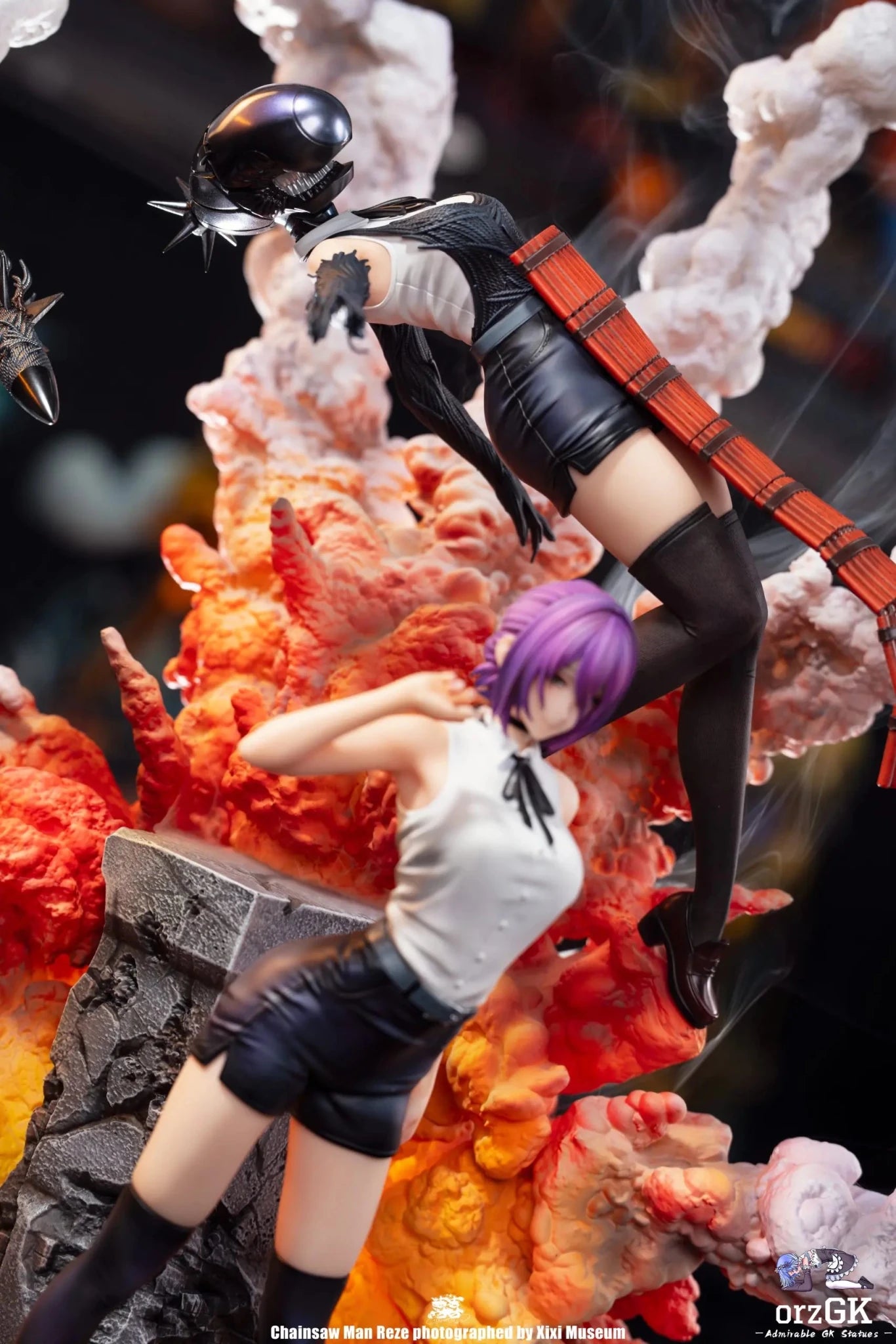 Mountain Rain Cloud Studio - The Movie Reze Arc Chainsaw Man resin statue Navy Toys anime figure