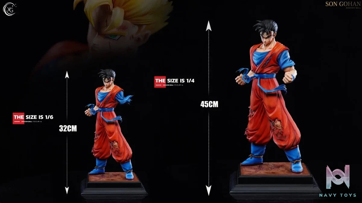 XG Studio - Dragon Ball Z Future Son Gohan resin statue Navy Toys anime figure