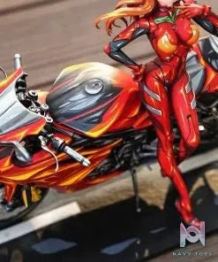 Aetheria Studio X SX Studio - Asuka Langley Sohryu Motorcycle Girl Neon Genesis Evangelion resin statue Navy Toys anime figure