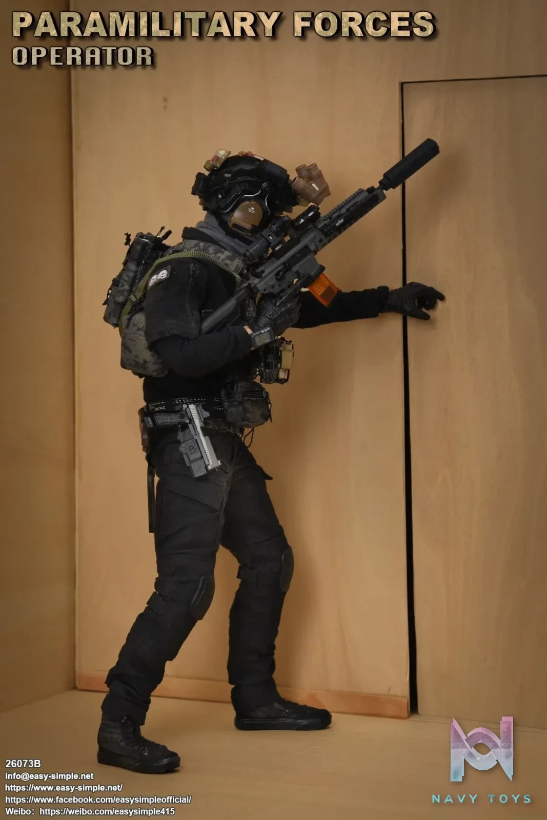 Easy Simple – Paramilitary Forces Operator Action Figure 26073A X 26073B (Licensed)