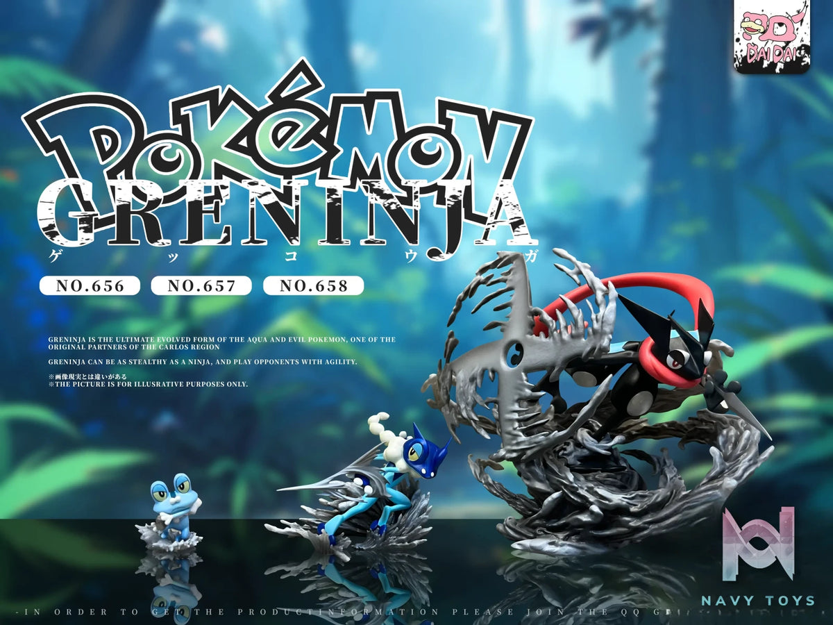 DaiDai Studio – Pokémon Greninja Evolution Set