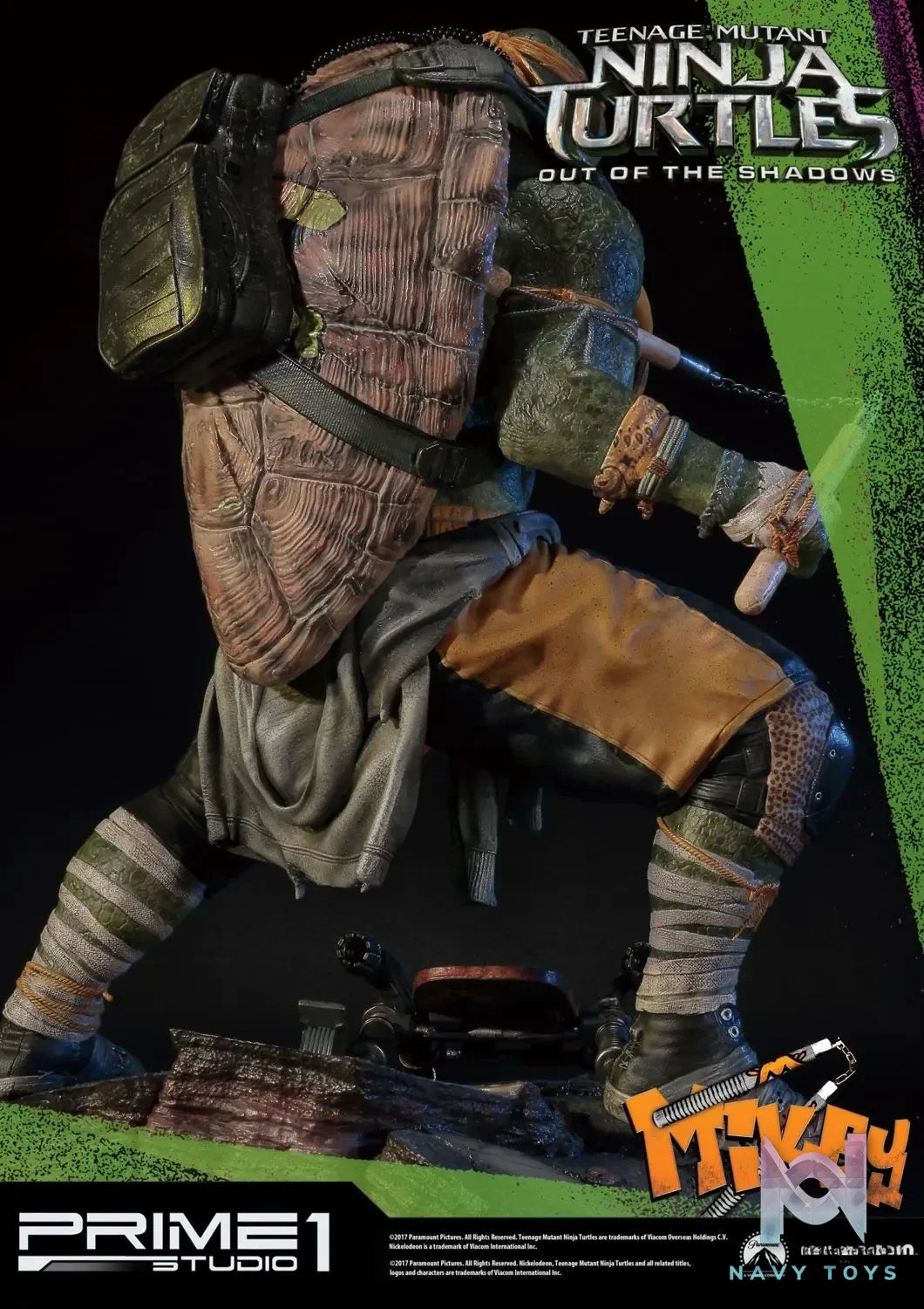 Prime 1 Studio – Premium Masterline Teenage Mutant Ninja Turtles: Out of the Shadows (Film) Michelangelo PMTMNT-06 (Licensed)
