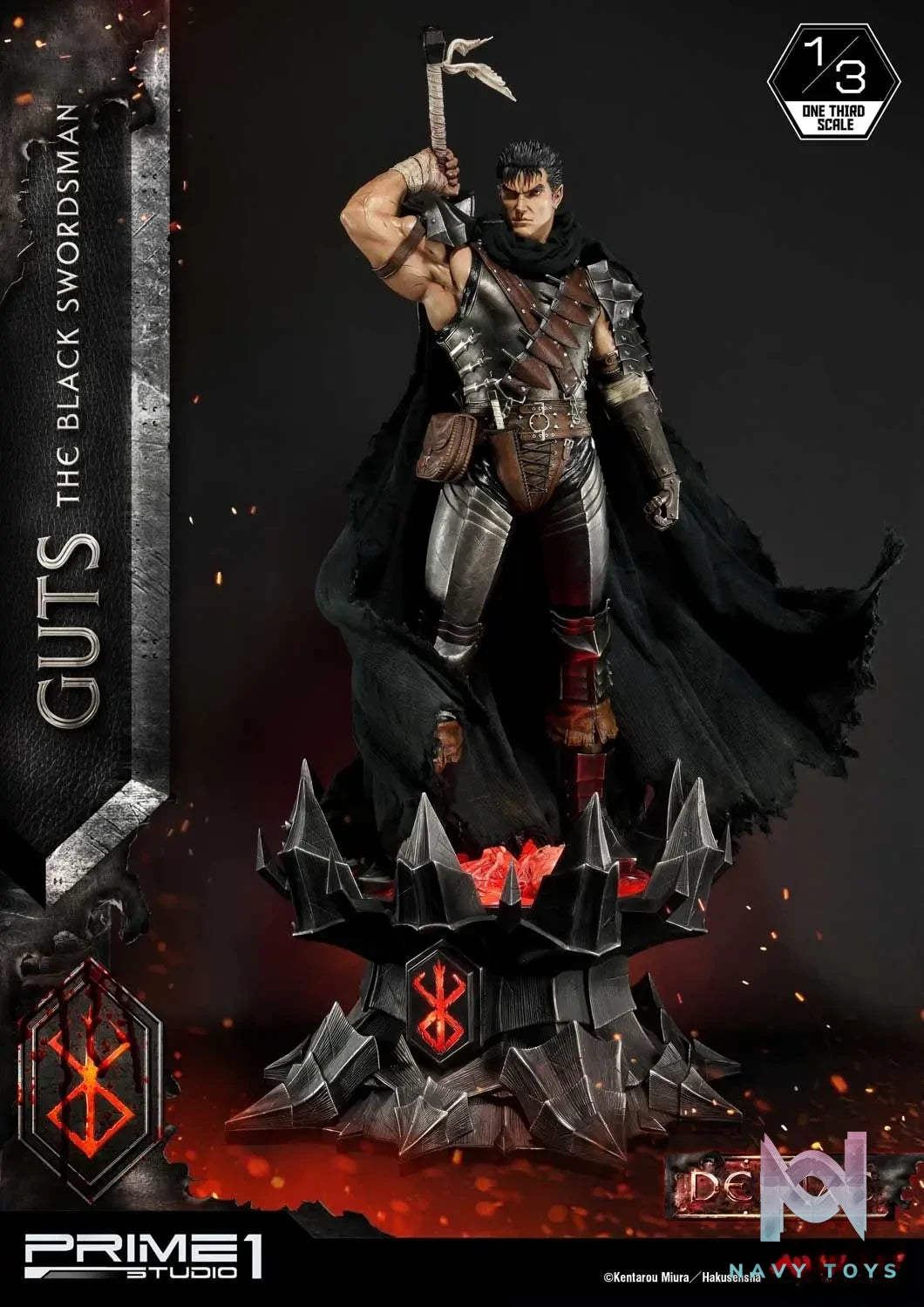 Prime 1 Studio – Museum Masterline Berserk Guts The Black Swordsman MMBR-01 MMBR-01DX (Licensed)