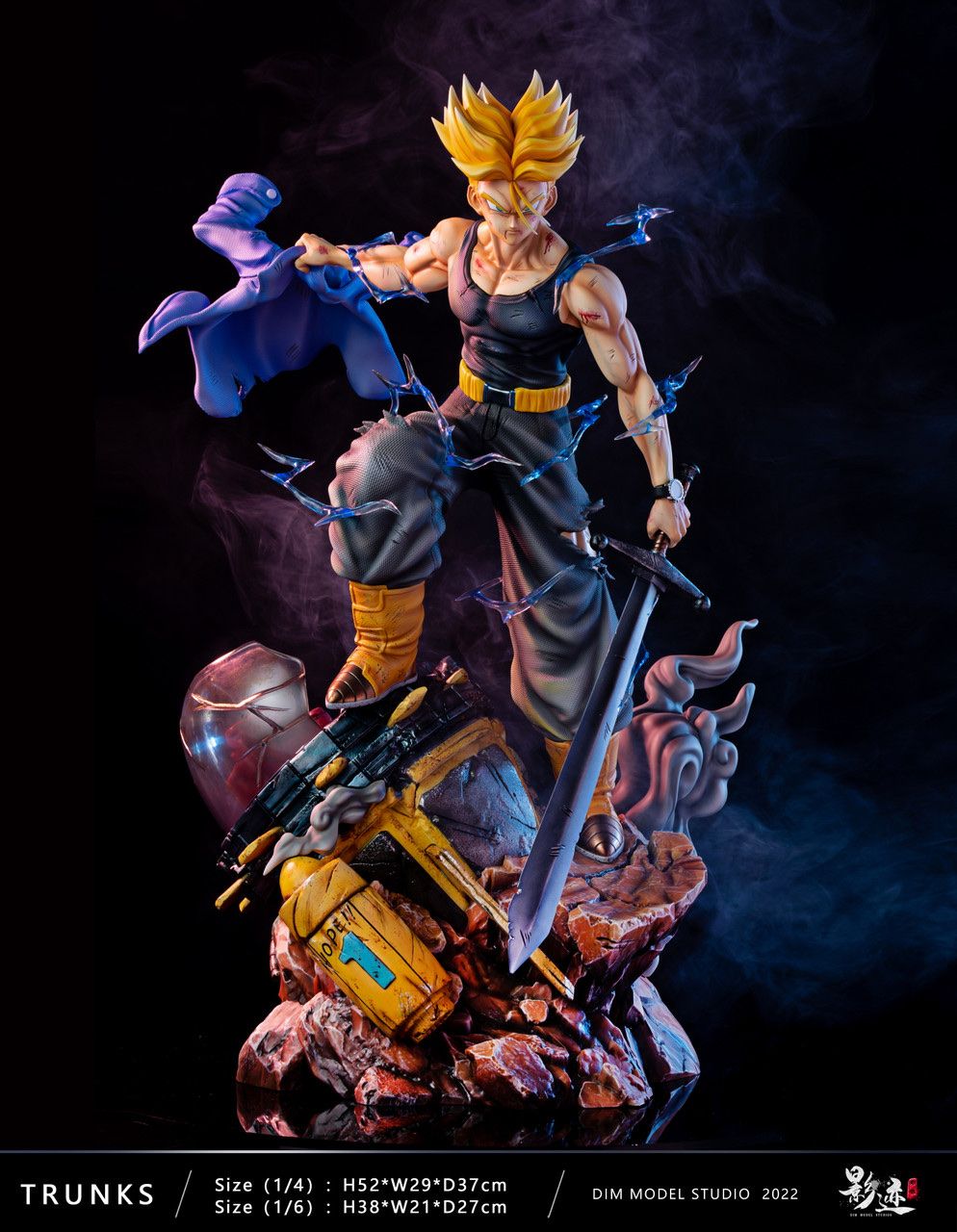 Trunks resin statue Dim Model Studio anime figure