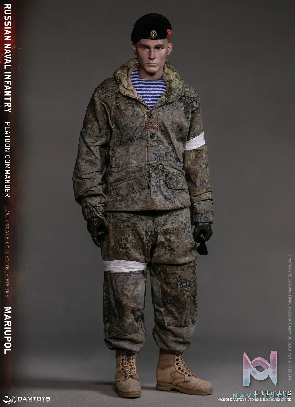 DAMTOYS – 1/6 RUSSIAN NAVAL INFANTRY COMMANDER MARIUPOL NO.78111 (Licensed)