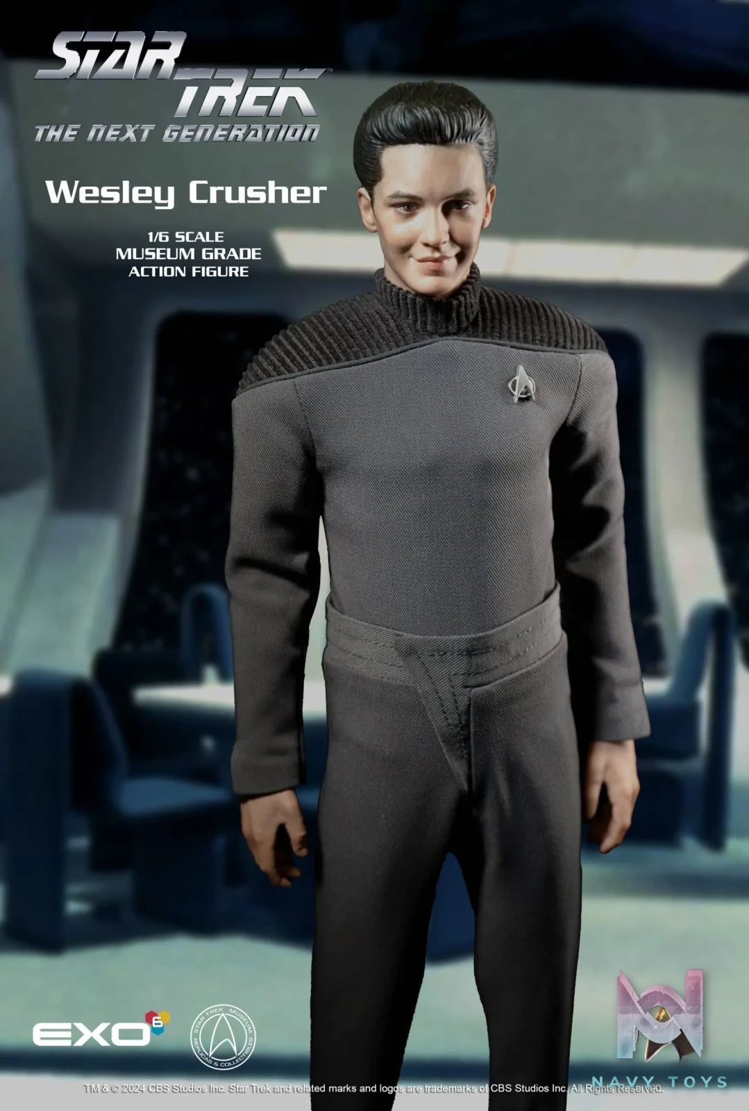 EXO-6 – Star Trek: The Next Generation Wesley Crusher 1/6 Action Figure (Licensed)