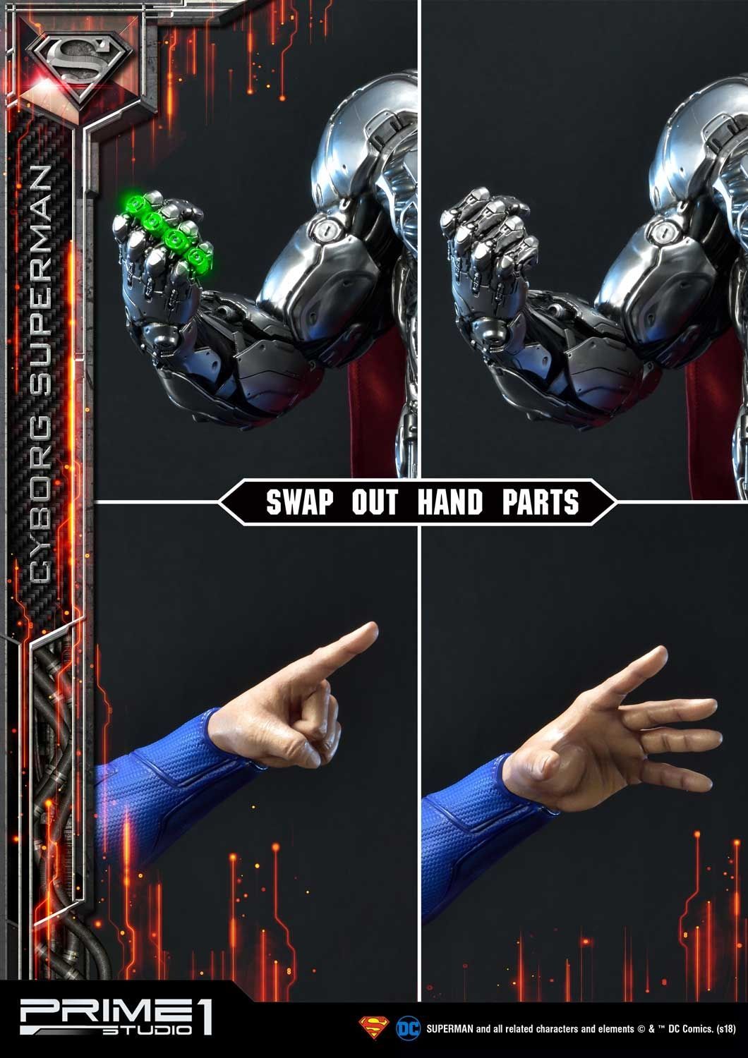 Cyborg Superman - Superman - Prime 1 Studio (MMDC - 32) resin statue Prime 1 Studio anime figure