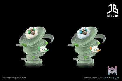 JB Studio – Pokémon Pokédex Series Cottonee Evolution Set & Hoppip Evolution Set