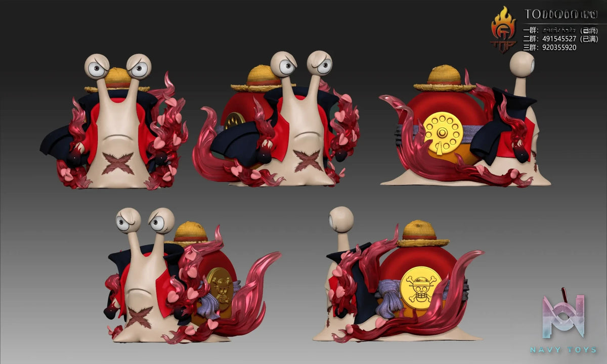 Top Studio – One Piece Bartholemew Kuma & Luffy & Marco