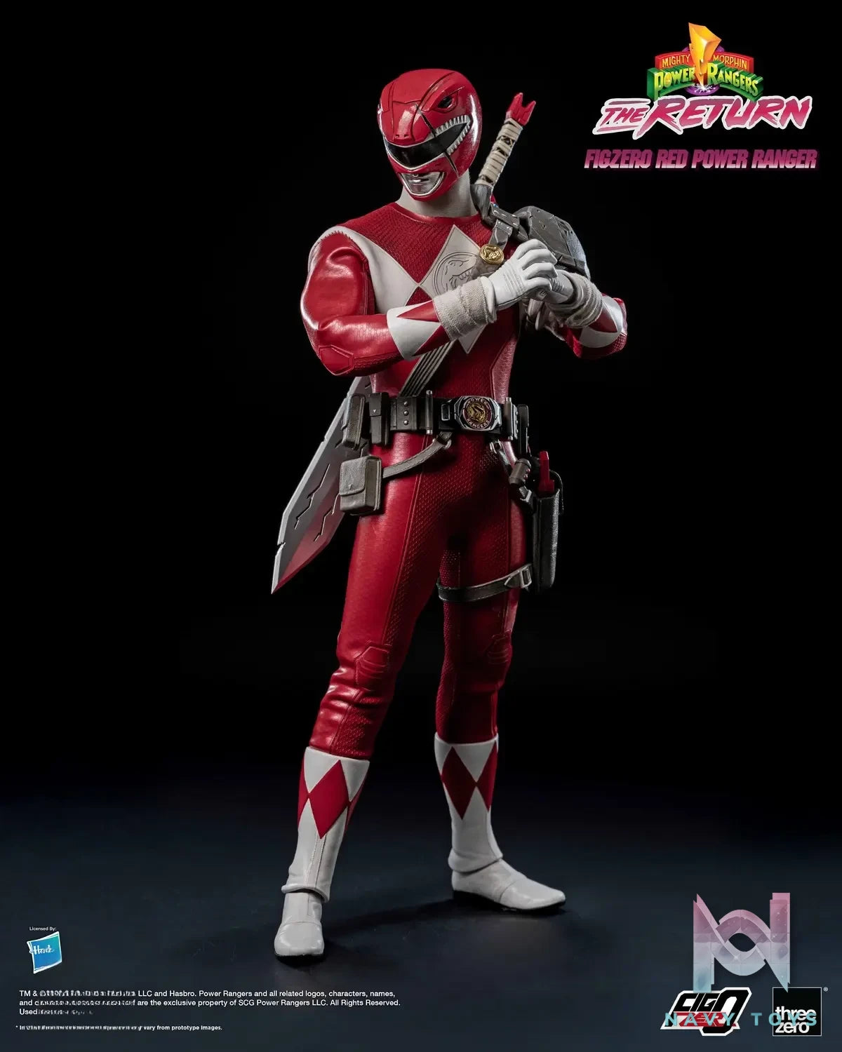Threezero – Mighty Morphin Power Rangers: The Return FigZero 1/6 Red Power Ranger 3Z10200W0 (Licensed)