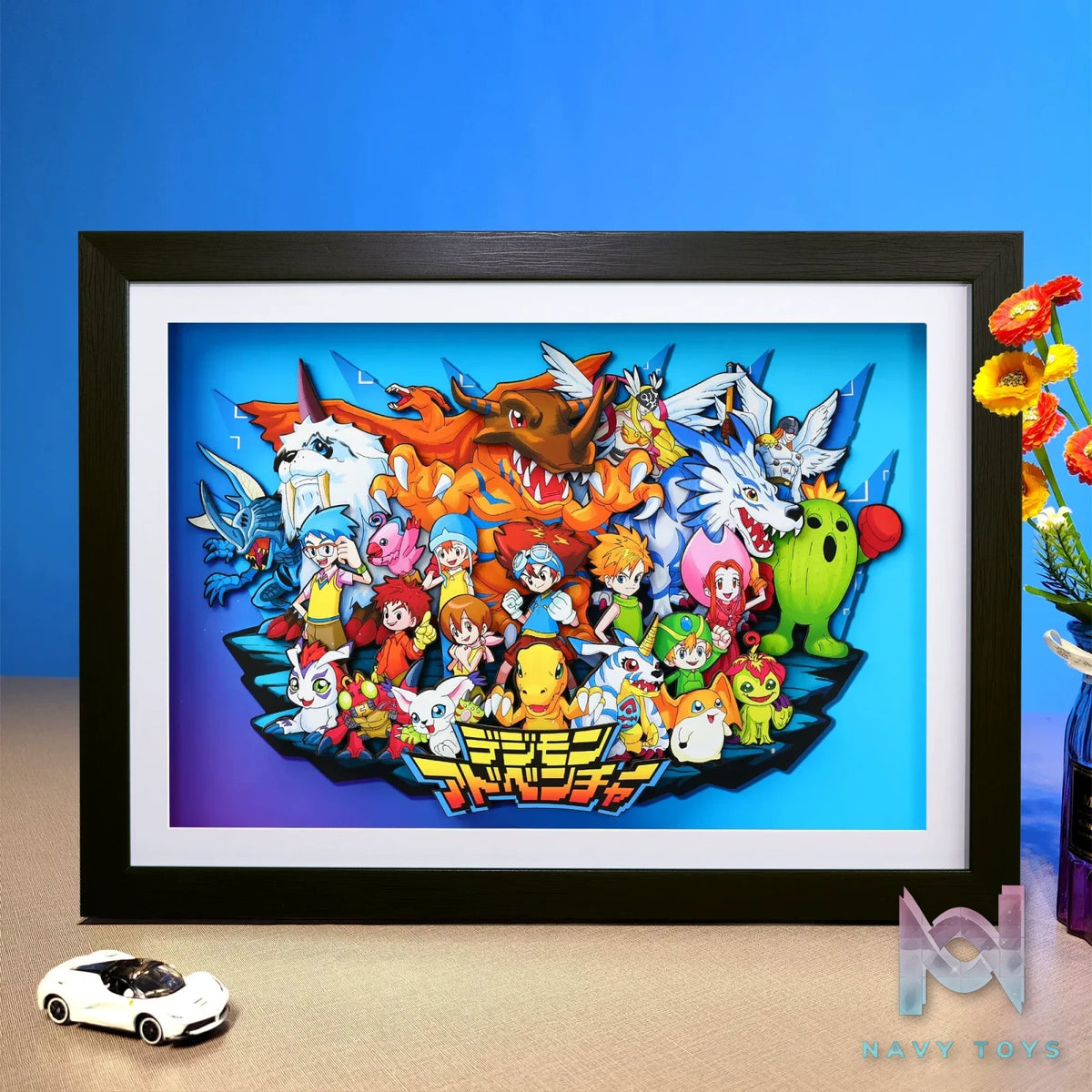 Yu Zhi Jiang Studio – Digimon Multiple Characters Series #7 3D Decorative Painting Digimon