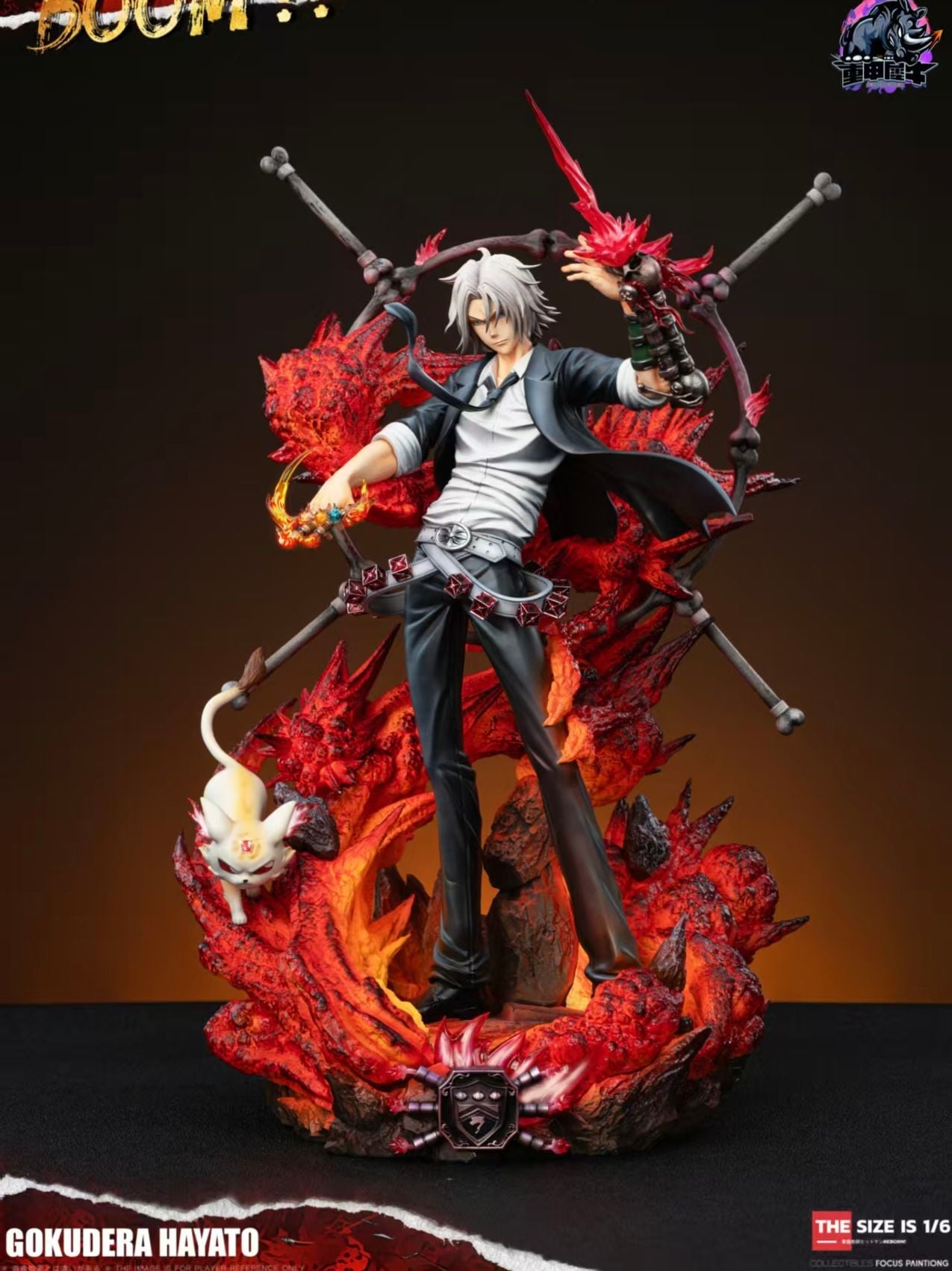 Gokudera Hayato - Katekyo Hitman Reborn! - Rhinoceros Studio resin statue Rhinoceros Studio anime figure