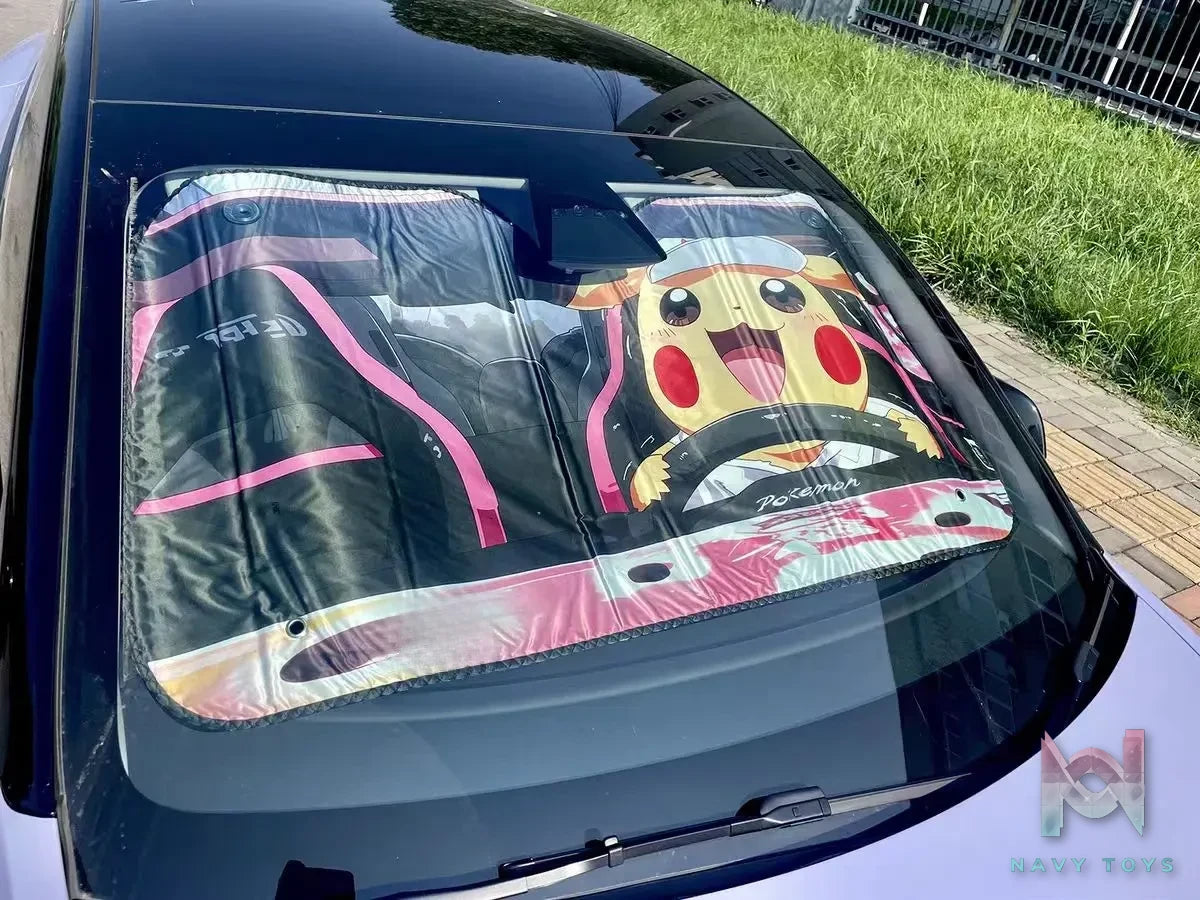 Plover Studio – Pokémon Car front sunshade Pikachu