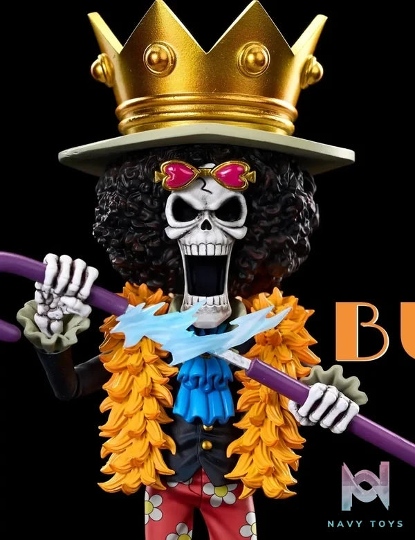 A+ Studio - One Piece Fish - Man Island Project Straw Hat Pirates Brook resin statue Navy Toys anime figure