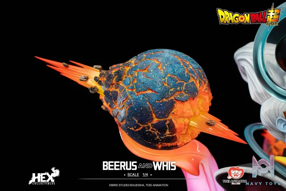 HEX Collectibles & Pickstar Studio - Dragon Ball Super Beerus & Whis 1/4 Statue (Licensed) resin statue Navy Toys anime figure