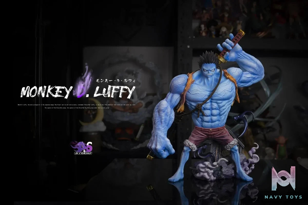 As Studio - One Piece Nightmare Monkey D. Luffy resin statue Navy Toys anime figure