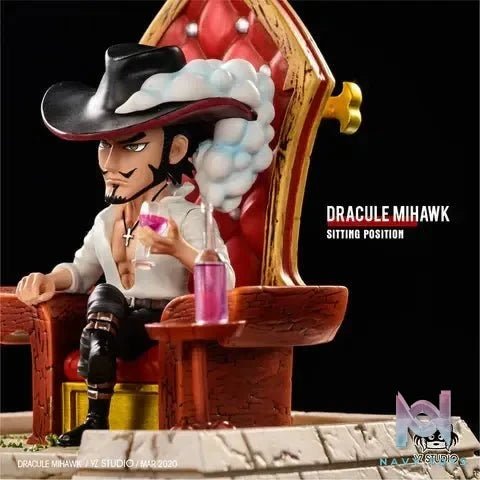Seven Warlords of the Sea Dracule Mihawk - One Piece - Yz Studio resin statue Navy Toys anime figure