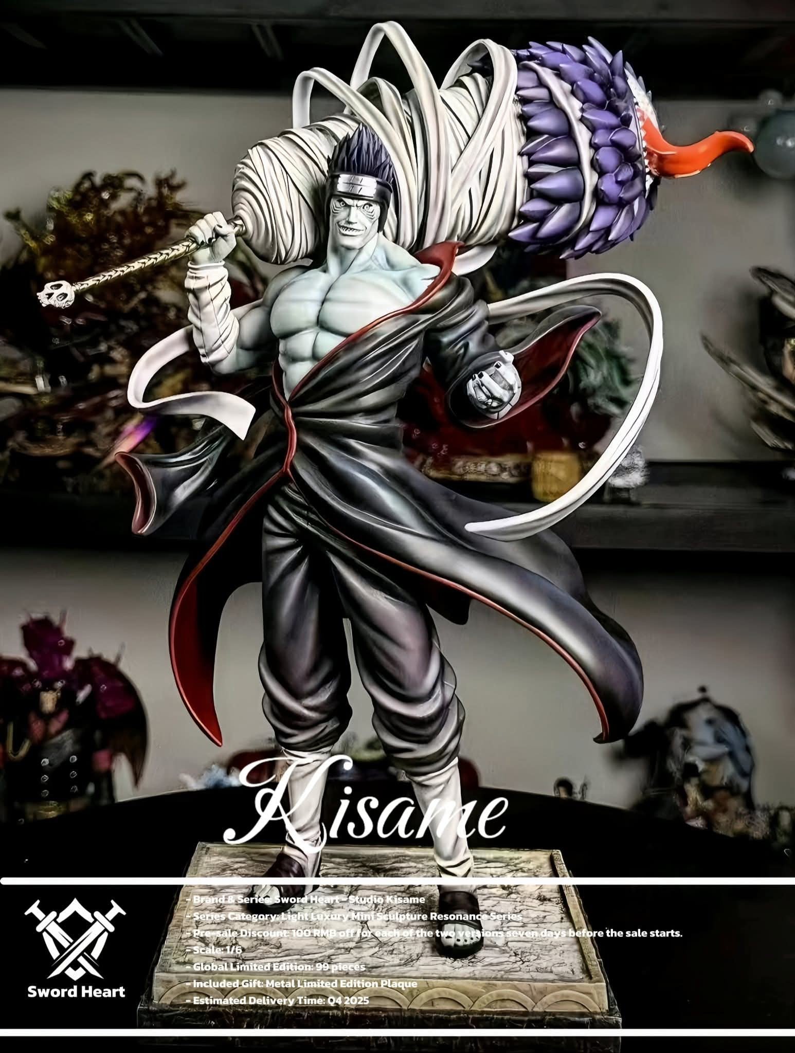 Kisame resin statue Sword Heart Studio anime figure