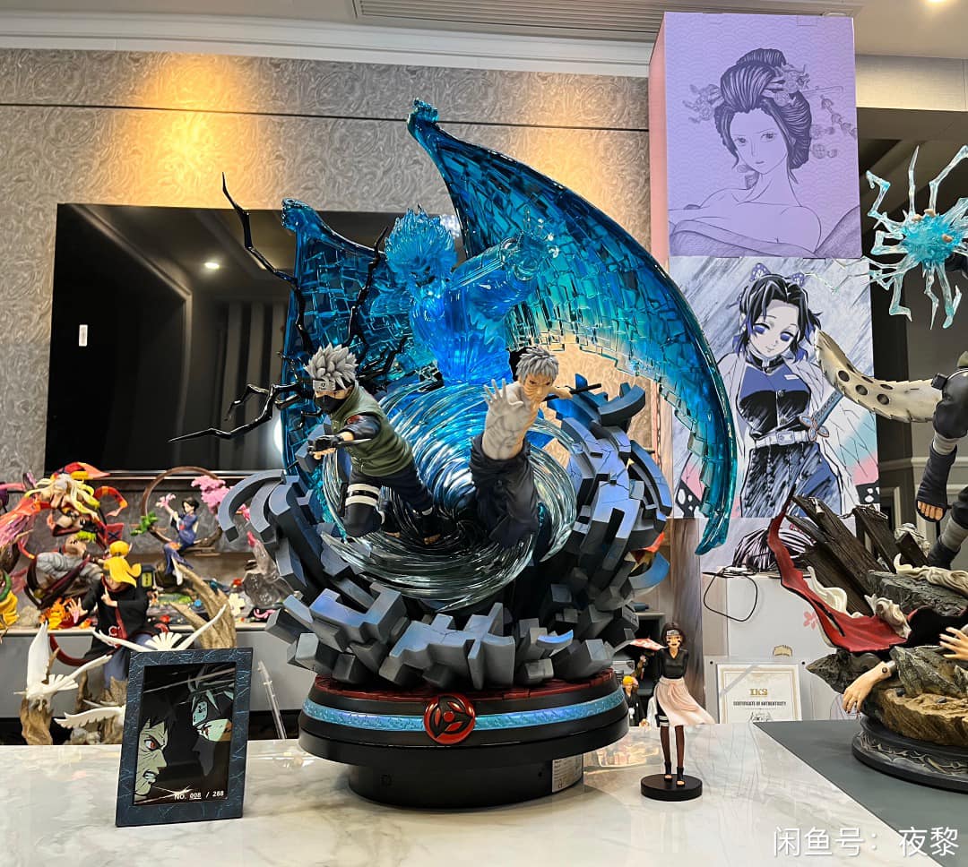 CW Studio - Kakashi vs Obito resin statue cw studio anime figure