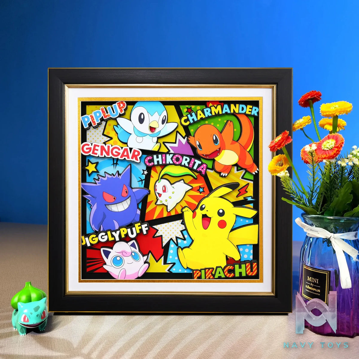 Yu Zhi Jiang Studio – Pokémon Multiple Characters Series #12 3D Decorative Painting Pokémon