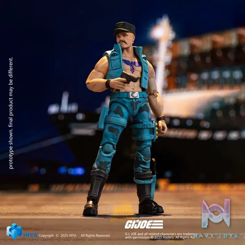 Hiya Toys – Exquisite Mini Series 1/18 Scale 4 Inch Gung-Ho Marine Version Action Figure (Licensed)