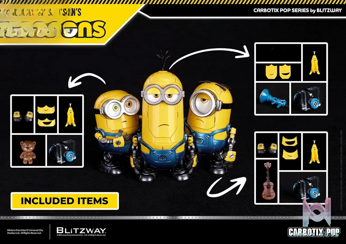 BLITZWAY – Carbotix Pop Minions BW-CA-11401 BW-CA-11402 BW-CA-11403 BW-CA-11404 (Licensed)