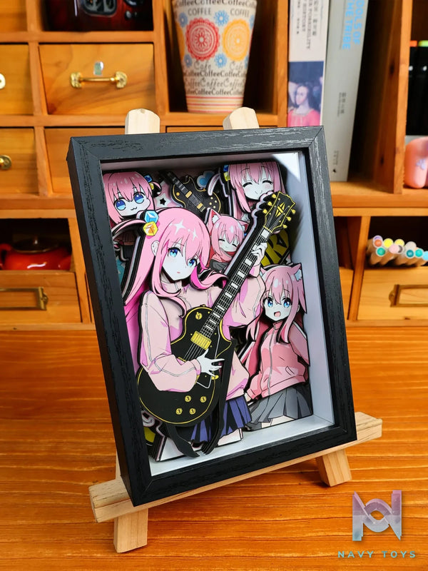 Yu Zhi Jiang Studio – Hitori Gotoh X Nijika Ijichi X Ryo Yamada X Ikuyo Kita 3D Decorative Painting Bocchi the rock