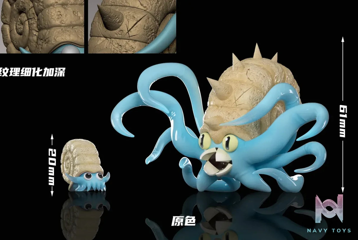 Wonder Studio – Omanyte Evolution Group Pokémon