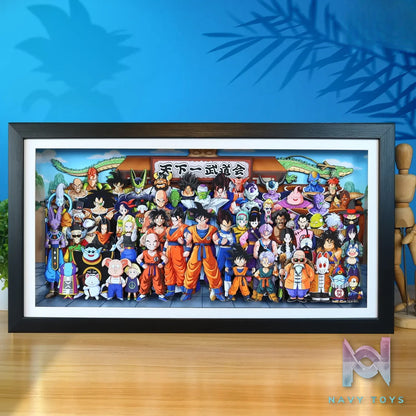 KALA HOME Studio – Dragon Ball Multiple Characters #02 3D Decorative Painting Dragon Ball