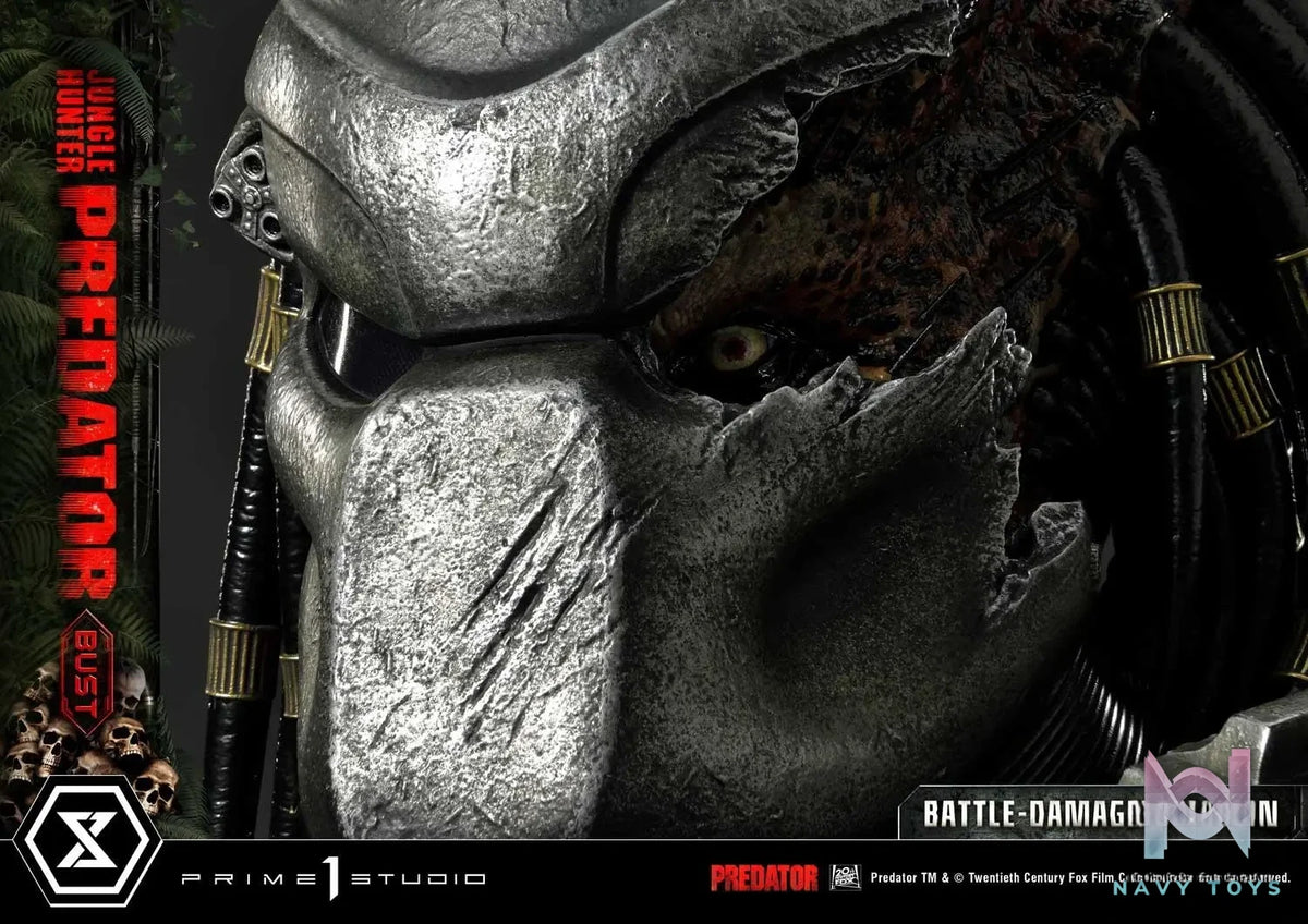 Prime 1 Studio – Premium Bust Predator (Film) Jungle Hunter Predator Battle-Damaged PBPR-03 (Licensed)