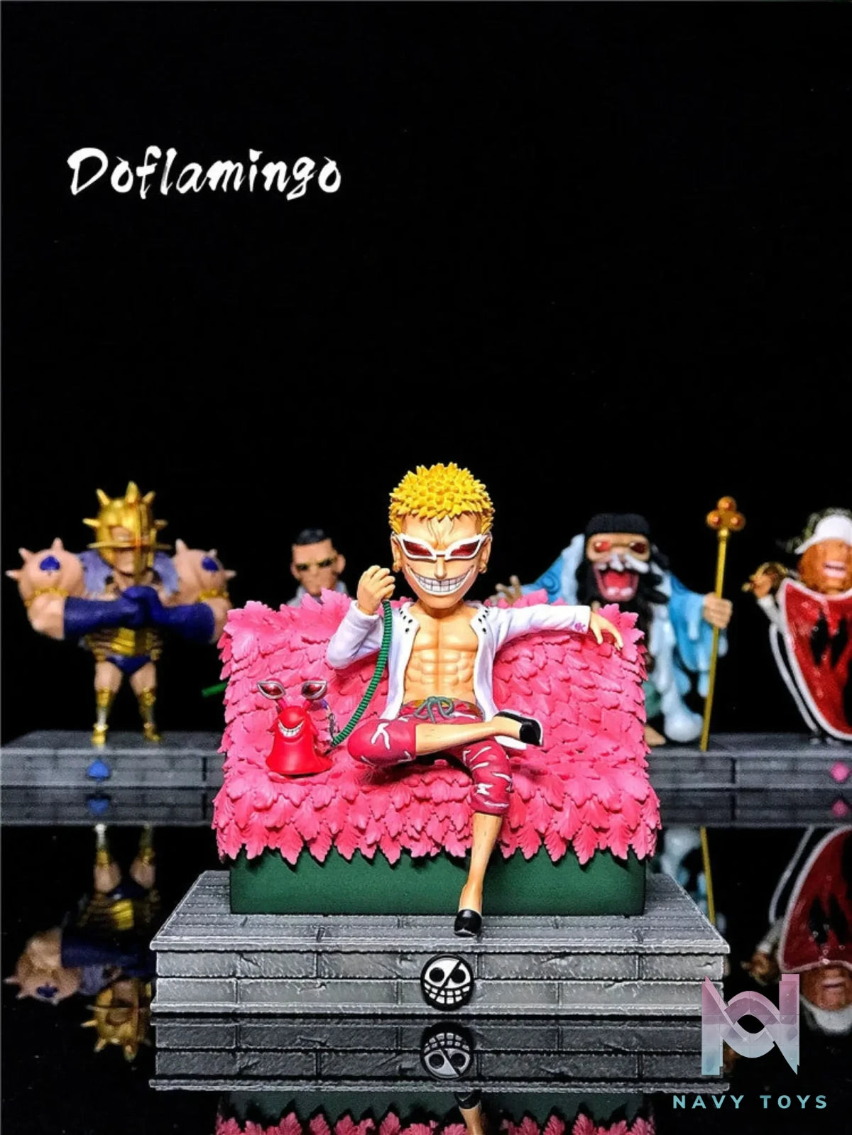 A+ Studio – One Piece Donquixote Pirates Flamingo Vergo Pica Trebol