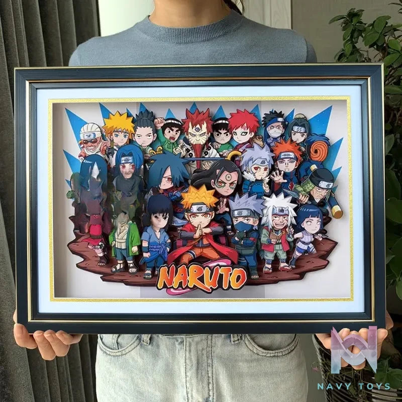 KALA HOME Studio – Naruto Multiple Characters #08 3D Decorative Painting Naruto