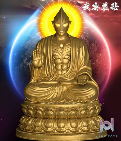 PSD Studio – Ultraman Compassion Ultraman Tiga Buddha Statue