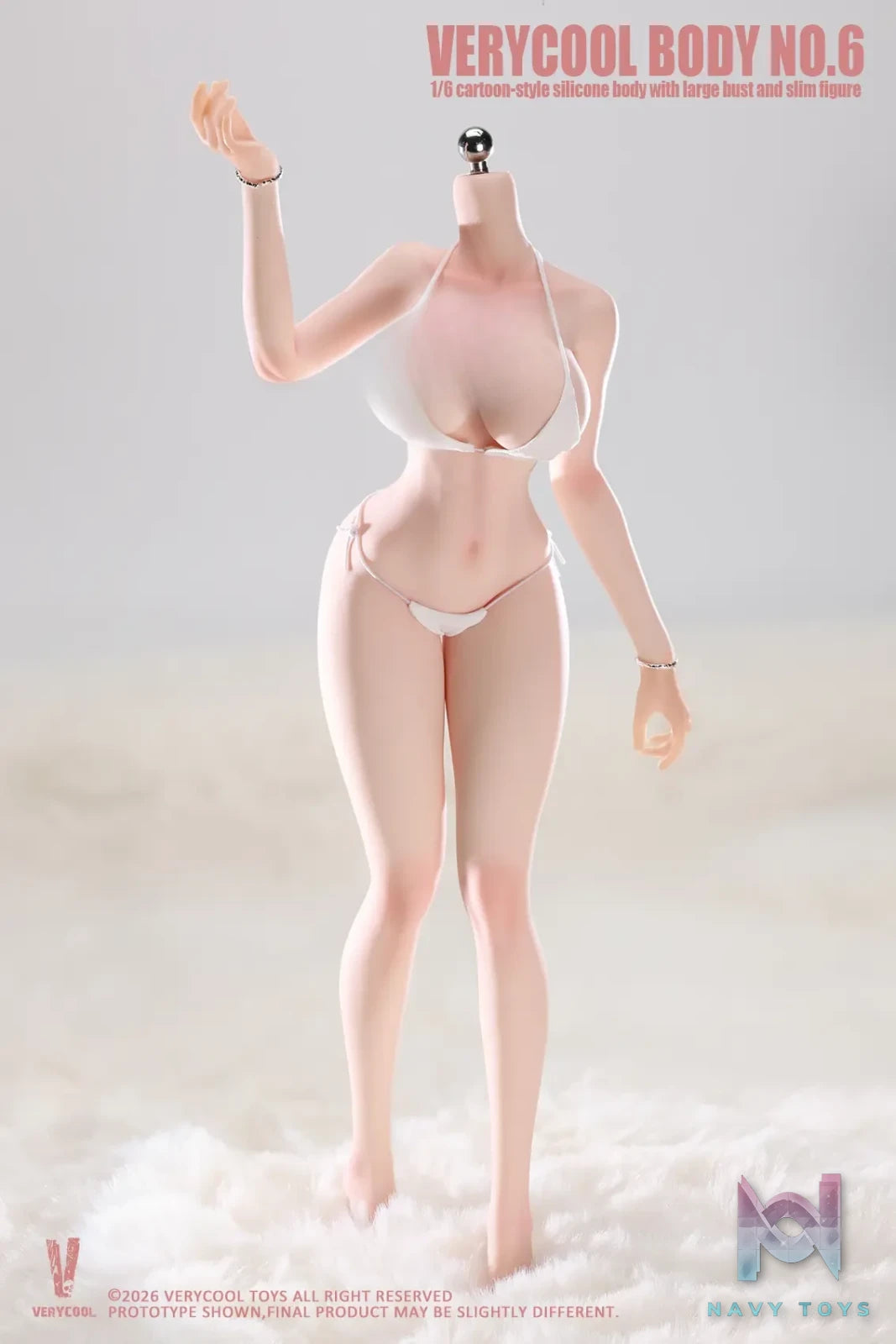 VERYCOOL – Body No.6 1/6 Platinum Silicone Female Body VCD-06 (Licensed)