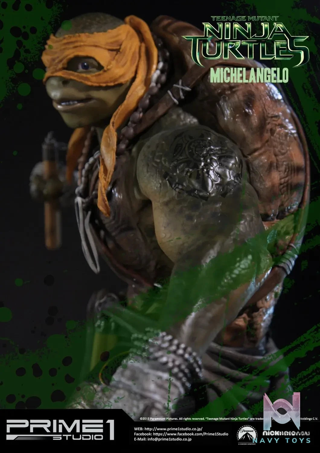 Prime 1 Studio – Museum Masterline Teenage Mutant Ninja Turtles (Film) Michelangelo MMTMNT-04 (Licensed)