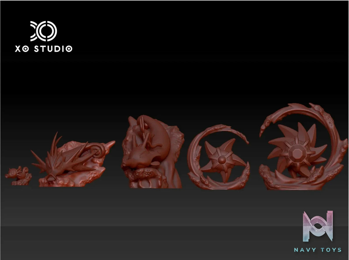 XO Studio – Pokémon 1/20 SCALE WORLD Kingdra Evolution Set & Starmie Evolution Set