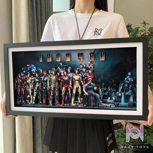 KALA HOME Studio – Iron Man Mark Series 3D Decorative Painting Marvel