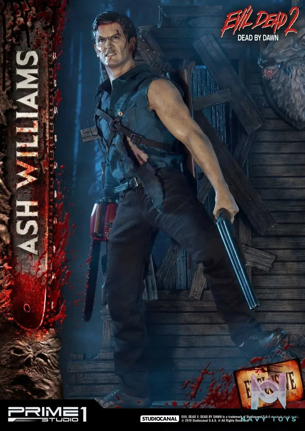 Prime 1 Studio – Museum Masterline Evil Dead 2: Dead By Dawn (Film) Ash Williams MMED2-01 MMED2-01EX MMED2-01EXS (Licensed)