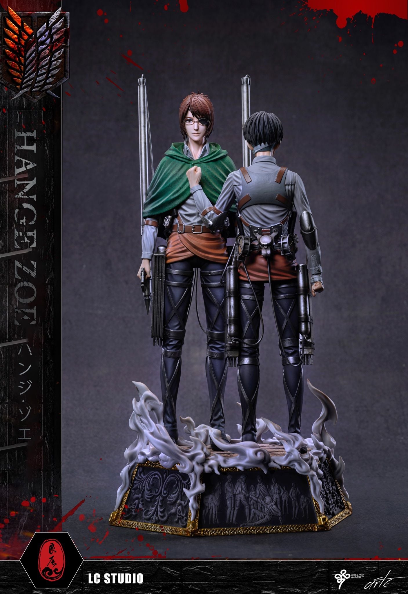 Levi Ackerman & Hange Zoe - Attack On Titan - LC Studio resin statue lc Studio anime figure